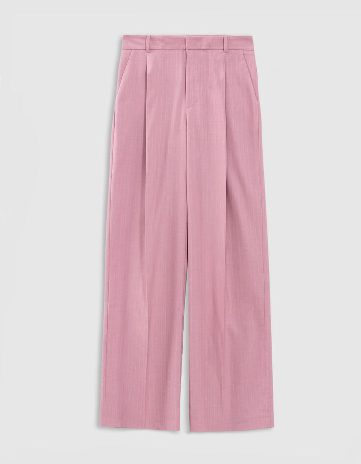 Rosa Anzughose für Damen-4