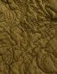 Short kaki matelassage broderies Femme-6