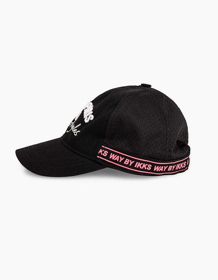 Casquette noire FROM PARIS to Los Angeles fille-5