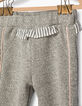 Baby girls' grey marl trousers with ruffles-3