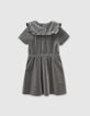Girls’ black glittery dress-2