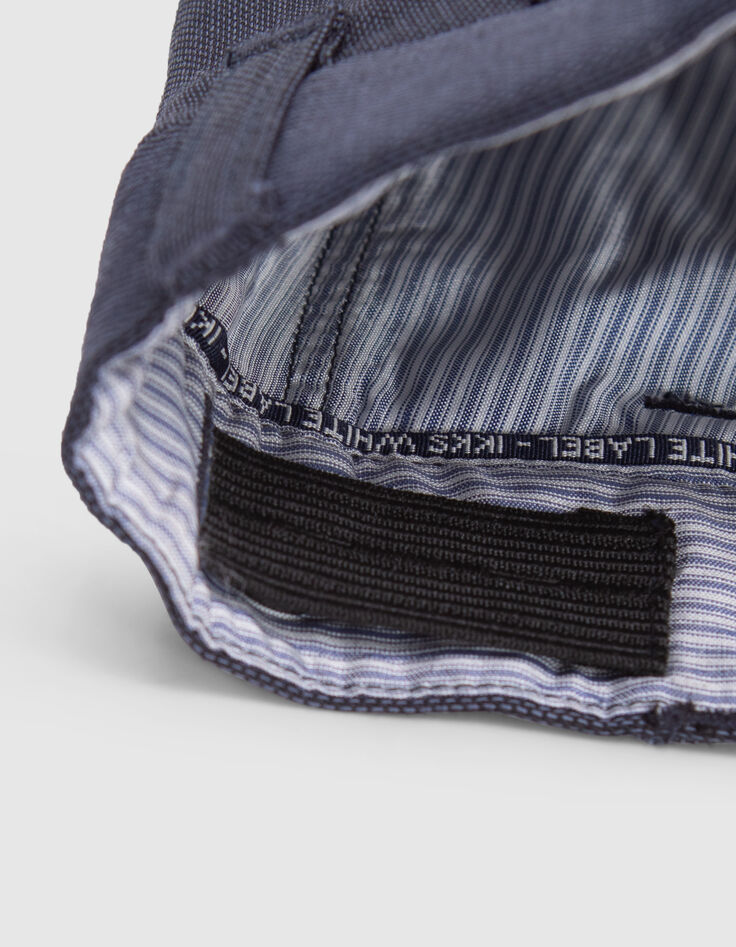 Pantalon marine maille garçon-9
