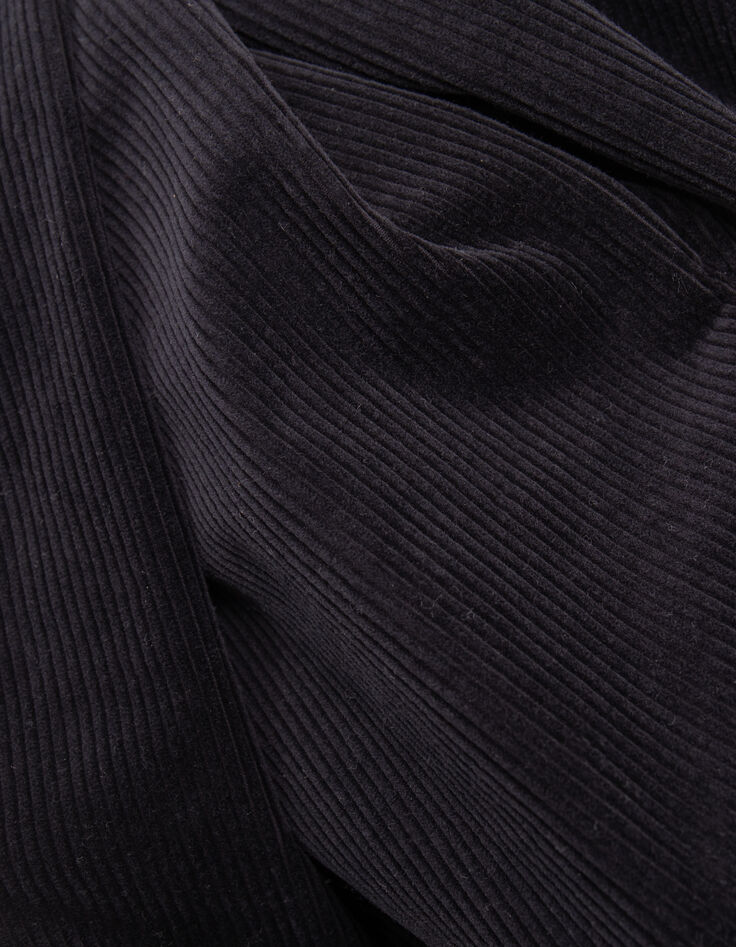 Zwarte corduroy joggingbroek voor heren-7