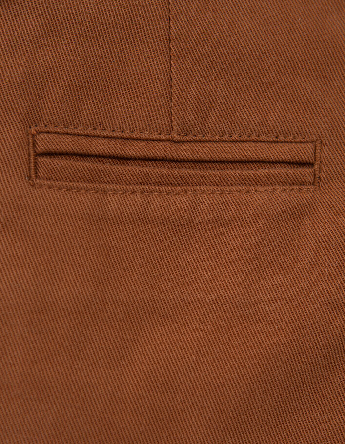 Boys’ camel Bermuda shorts with detachable straps - IKKS