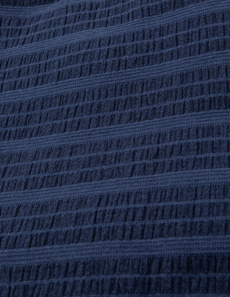 Cardigan réversible marine et imprimé colibrisbébé fille-7