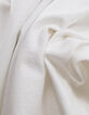 Tee-shirt col rond blanc visuel tête de mort-6