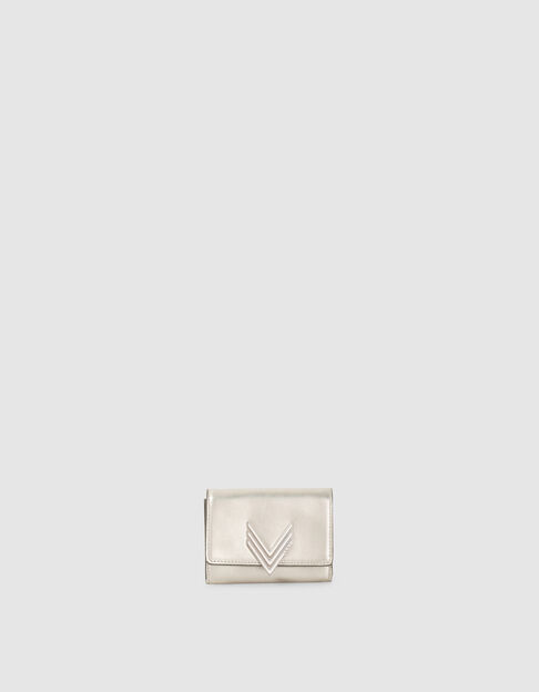 Le mini portefeuille 111 en cuir Silver Femme