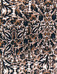 Veste tailleur imprimé arabesque marron femme-5