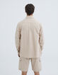 Camisa Terra® Denim caqui claro hombre-3
