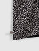 Girls’ black graphic print mixed-fabric vest top-6