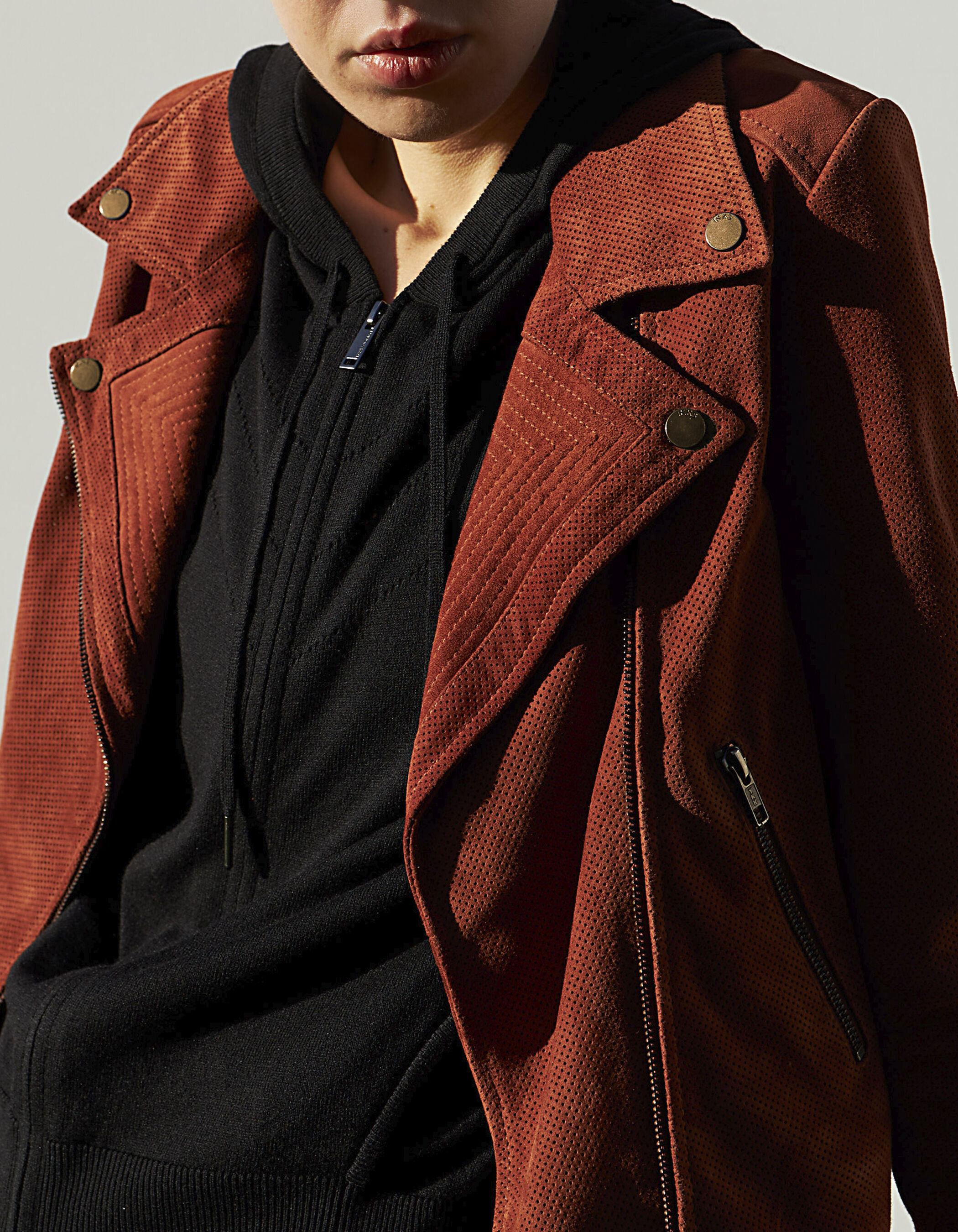 Goatskin suede clearance jacket