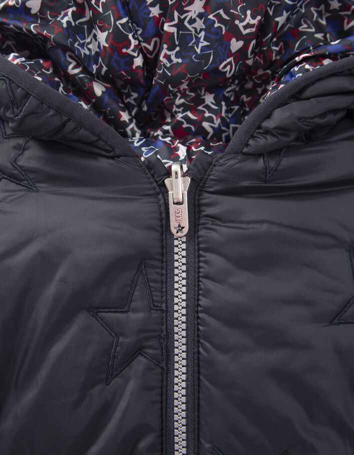 Bedruckte oder bestickte Mädchenwendesteppjacke-7