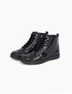 Girls' black ankle boots-4