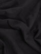 Damen schwarzes Fuzzy-T-Shirt-3