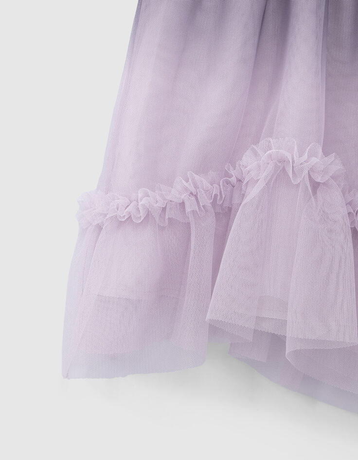 Lavendel rok tule met deep dye-effect meisjes-4