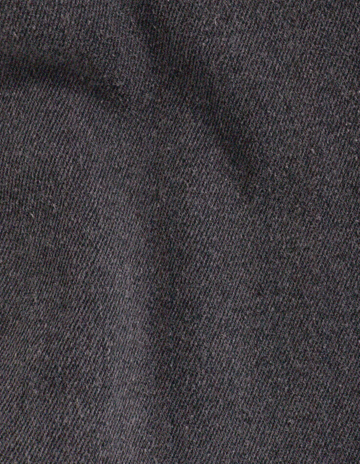 Jean DROIT gris délavé poches brodées fille-7 Jean DROIT gris délavé poches brodées fille-7