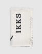 Foulard blanc cassé jacquard snake double face Femme-6
