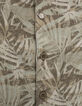 Baby boys’ khaki jungle print mixed fabric shirt-4