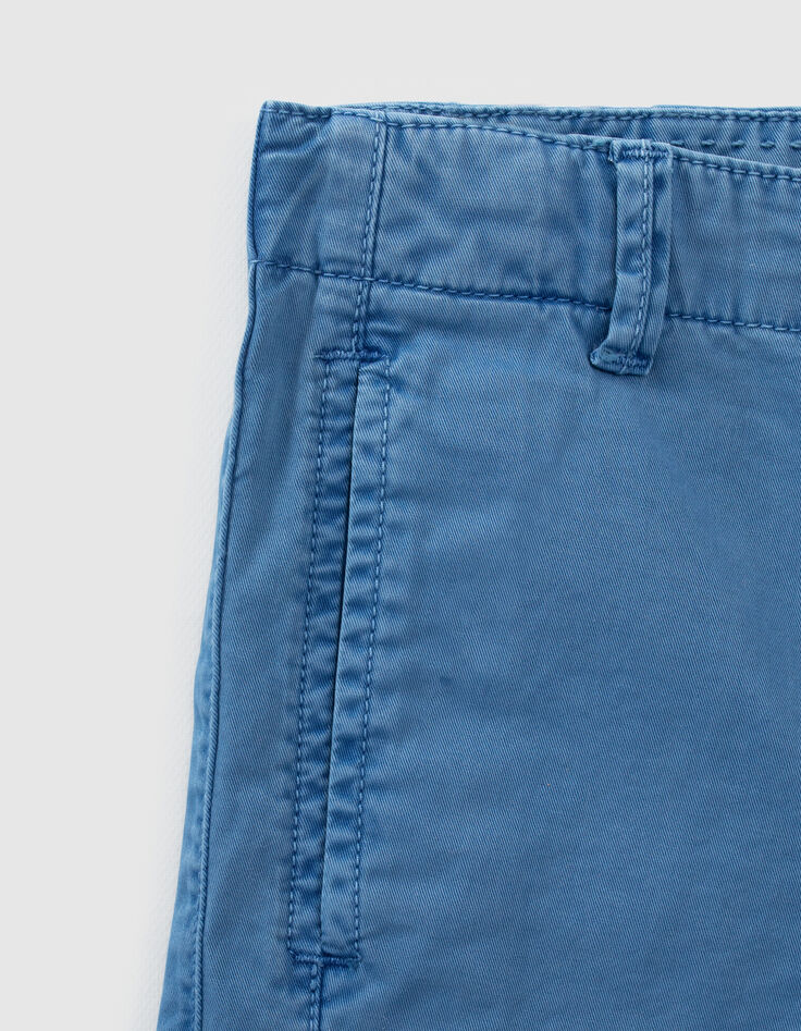 Blaue Chino-Jungenbermudas-4