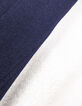 Manteau court marine lainage fourr&eacute; I.Code-9