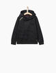 Boys’ grey camouflage hooded sweatshirt-1