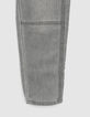 Stone Grey Jogging-Jungenjeans -4