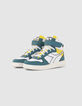 Green, white and yellow IKKS X DIADORA trainers-7