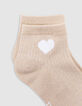 Chaussettes écrues, vert d'eau, dorées fille-6