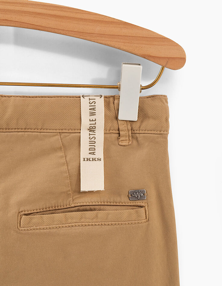 Pantalon battle camel avec bas élastiqués garçon -6 Pantalon battle camel avec bas élastiqués garçon -6