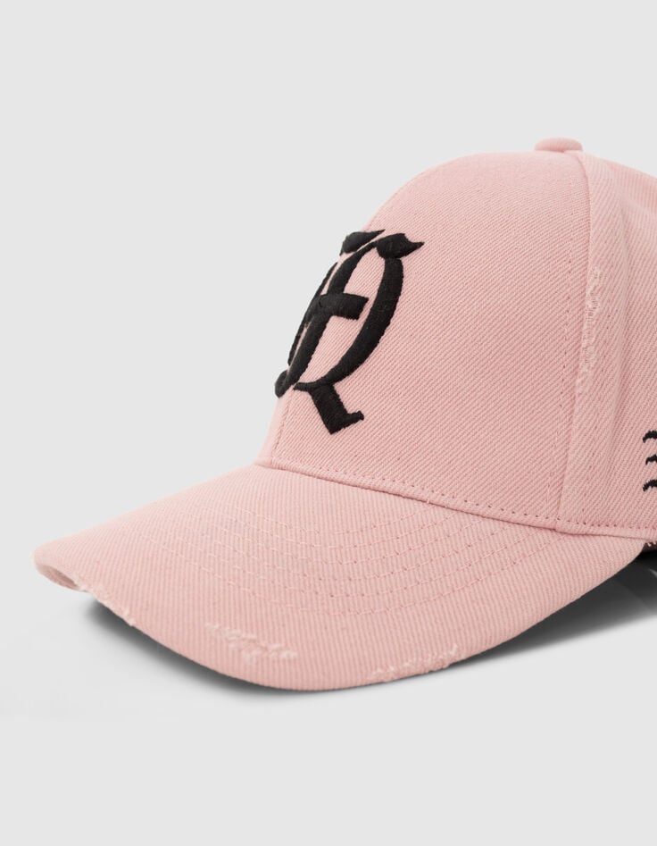 Rosa Herren-Cap mit FQ-Stickmotiv-5