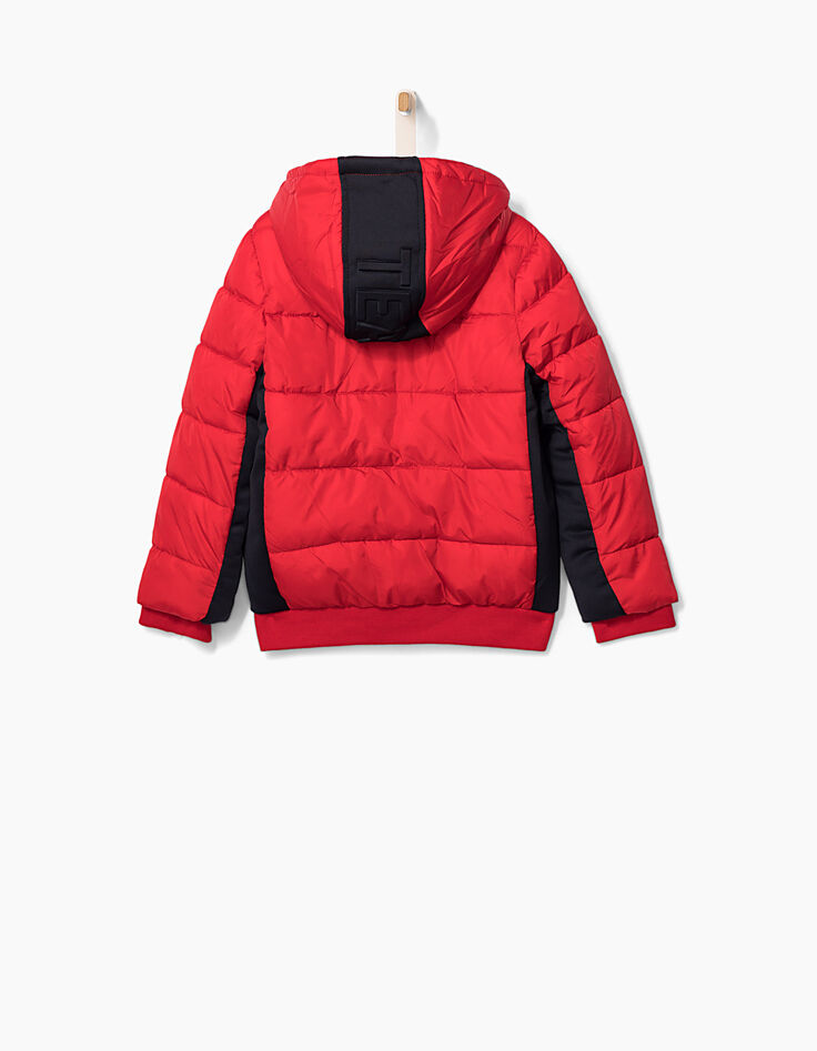 Rote Jungensteppjacke -4