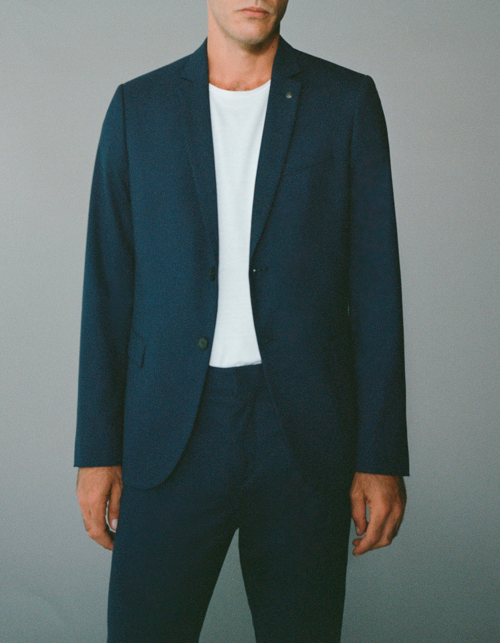 Veste de costume indigo Homme