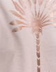 T-shirt beige coton bio palmier-tigre copper fille-8