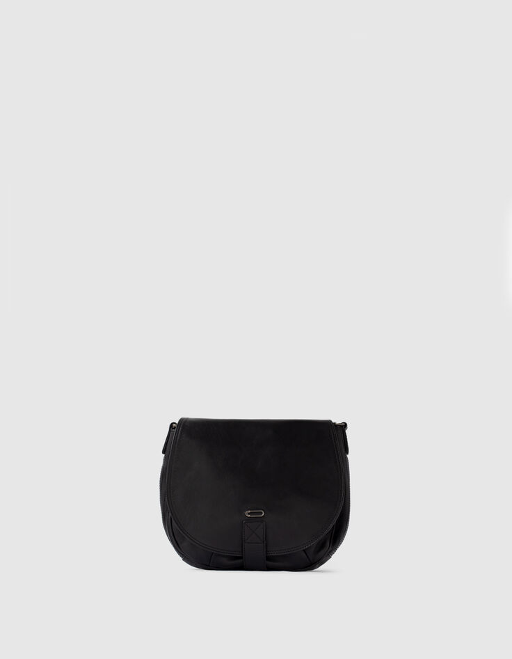 Besace cuir noir femme-1