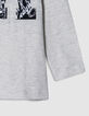 T-shirt manches longues gris clair maxi lettres A garçon-6