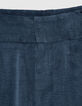 Women's Lyocell&reg; mix navy blue tailored pants-9