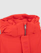 Boys’ red padded jacket with tone-on-tone marking-2