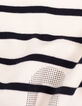 T-shirt in ecru met contrasterende mouwen voor jongens-7
