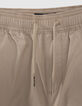 Pantalon BATTLE beige taille et bas élastiqués garçon-4