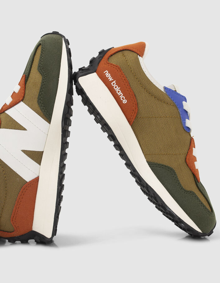 Baskets New Balance 327 kaki garçon-5