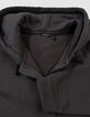 Girls’ grey midi-length hooded cardigan-9