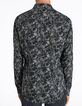 Chemise SLIM noire imprimé floral Rock Homme-3