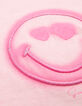 Girls’ pink T-shirt with SMILEYWORLD embroidery-4