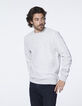 Sweat grey brod&eacute; IKKS Paris BKLYN Homme-2
