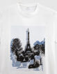Camiseta blanca algod&oacute;n Torre Eiffel arty hombre-5