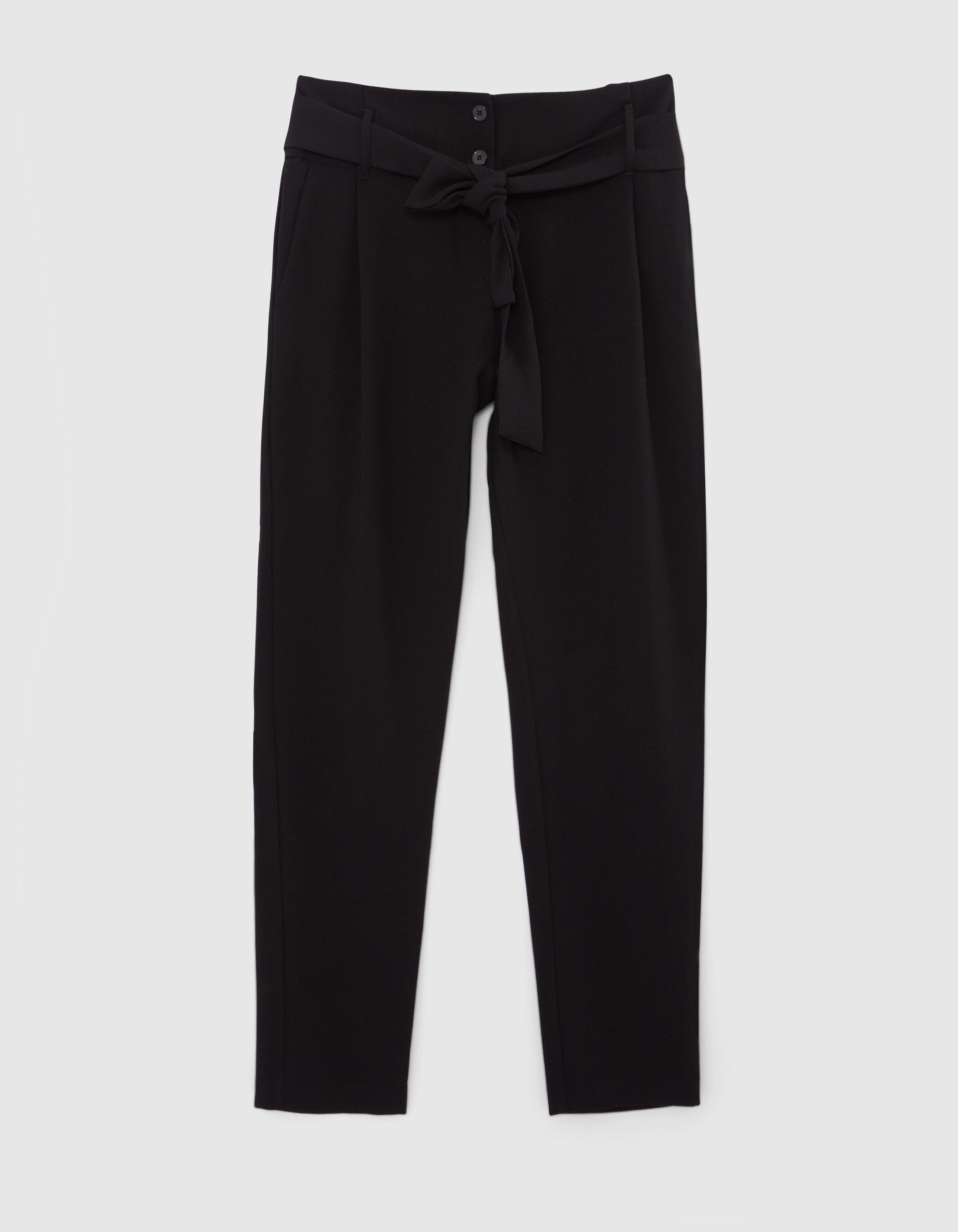 Pantalon crepe on sale noir femme