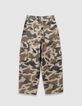 Pantalon battle beige motif camouflage garçon-6