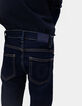 Unwashed SLIM jeans met badge en borduursel jongens-4