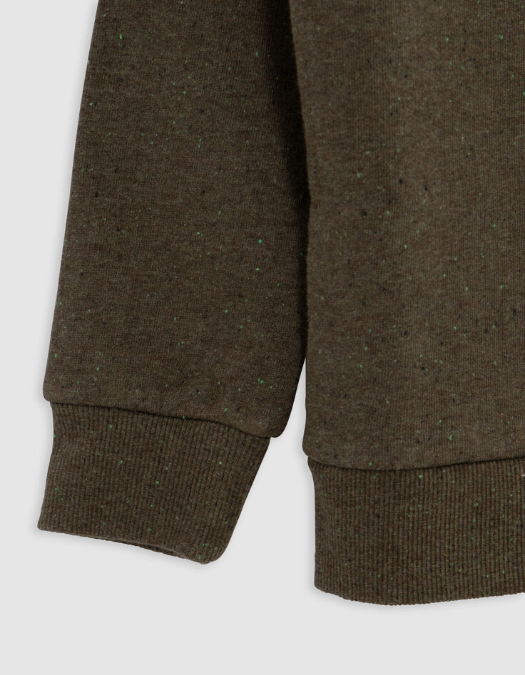Sweat khaki typo punch needle effect boy-4