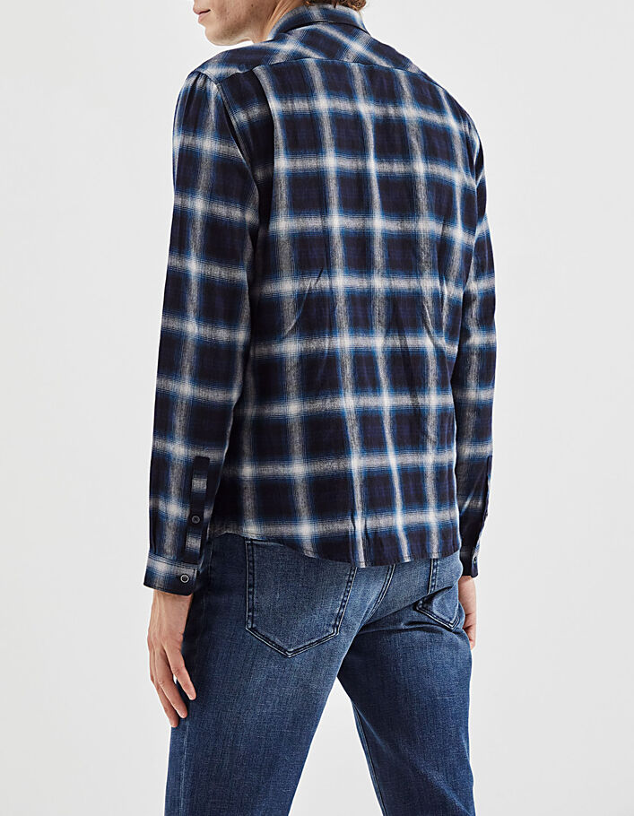 Duck blue geruit REGULAR overhemd Heren-3